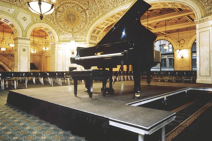 Stage With Piano